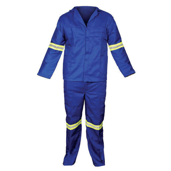 Crazy R1 Start! Reflective 2pcs Overall Royal Blue 32